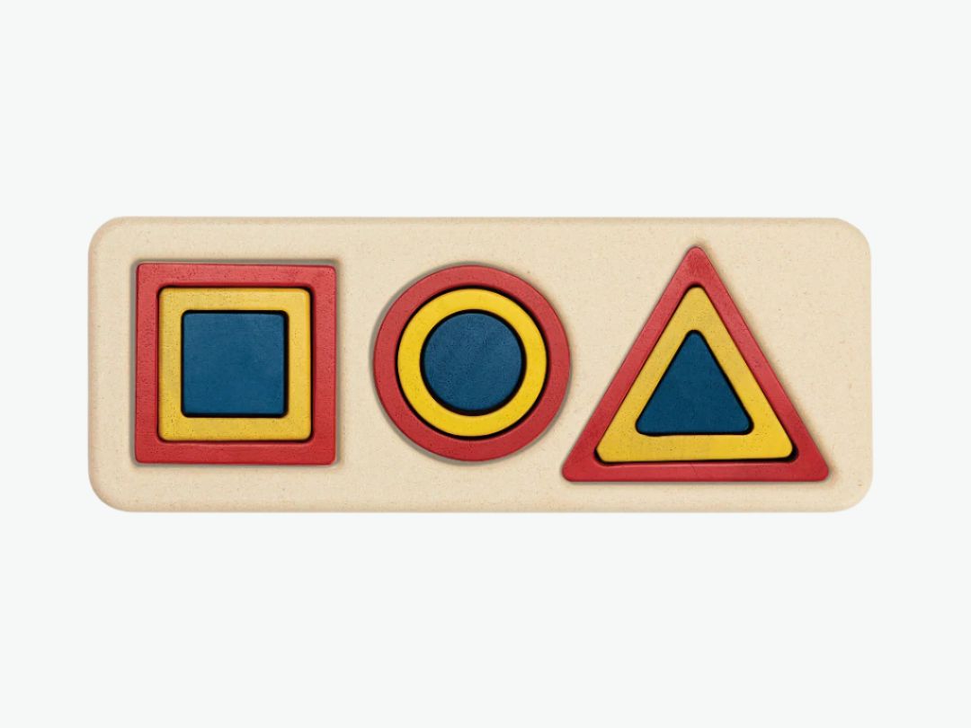 Plantoys Formen Puzzle rot