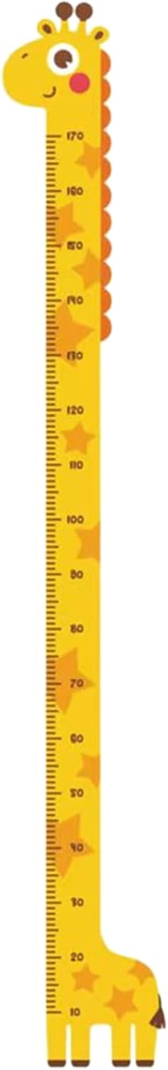 (10-170cm) Wandtattoo Kinderzimmer Aufkleber Wachstum Diagramm Deko Wandsticker - Giraffe