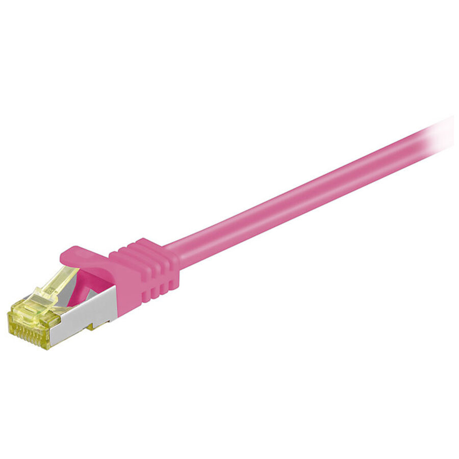 Cordon RJ45 catégorie 7 S/FTP 2 m (Rose)
