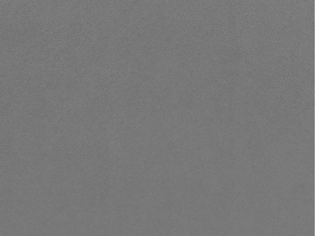 Canapé d'angle cuir MISHIMA - Gris - Angle gauche