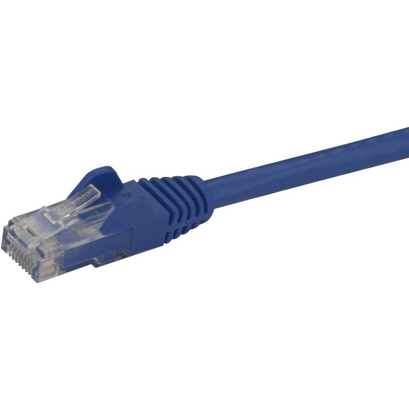 StarTech.com Câble réseau Cat6 Gigabit UTP sans crochet de 1m - Cordon Ethernet RJ45 anti-accroc - M/M - Bleu