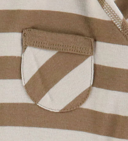 Katvig Bluse - Braun/Beige gestreift