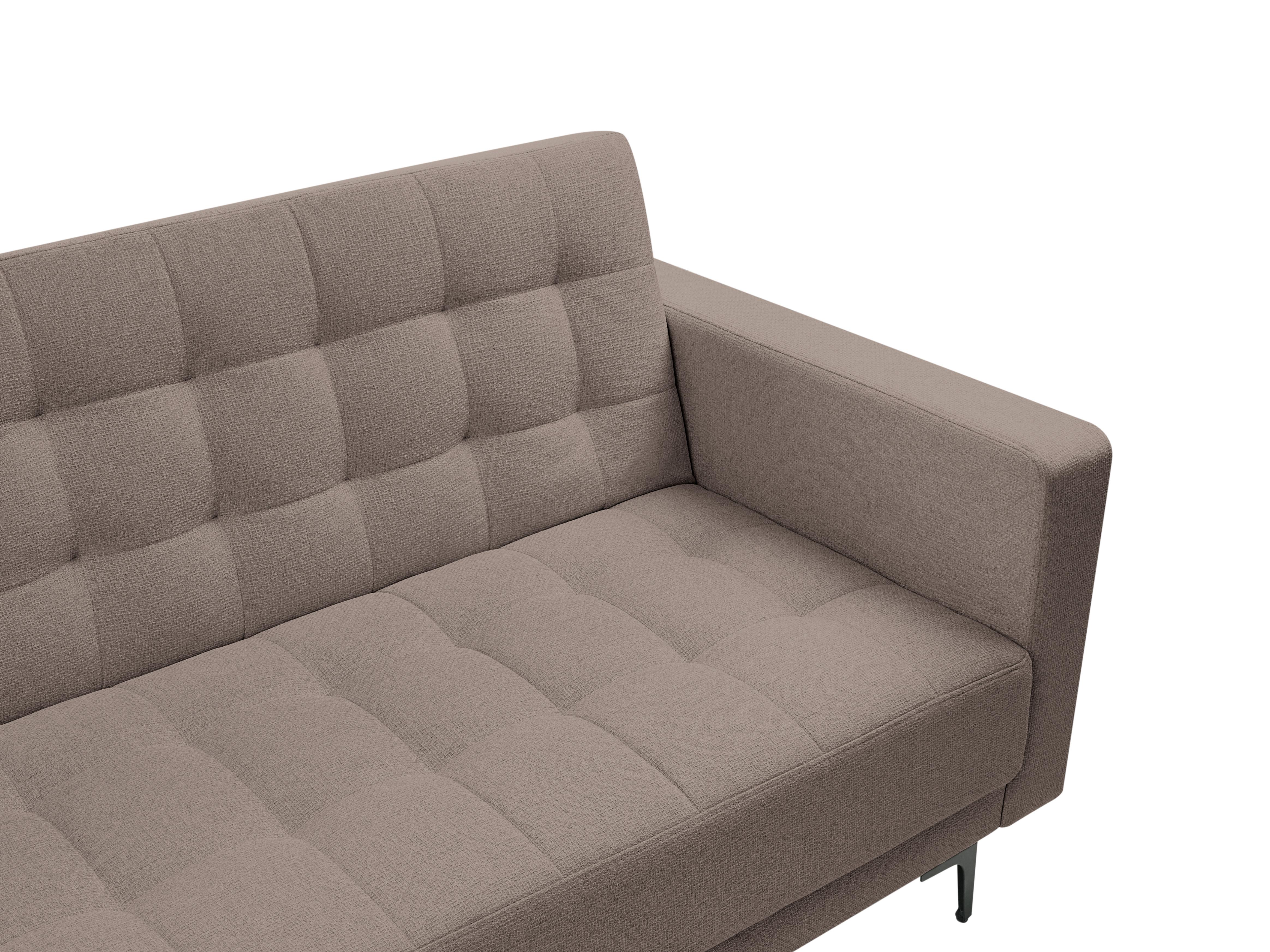 Slaapbank 3-zits ABERDEEN Stof Taupe