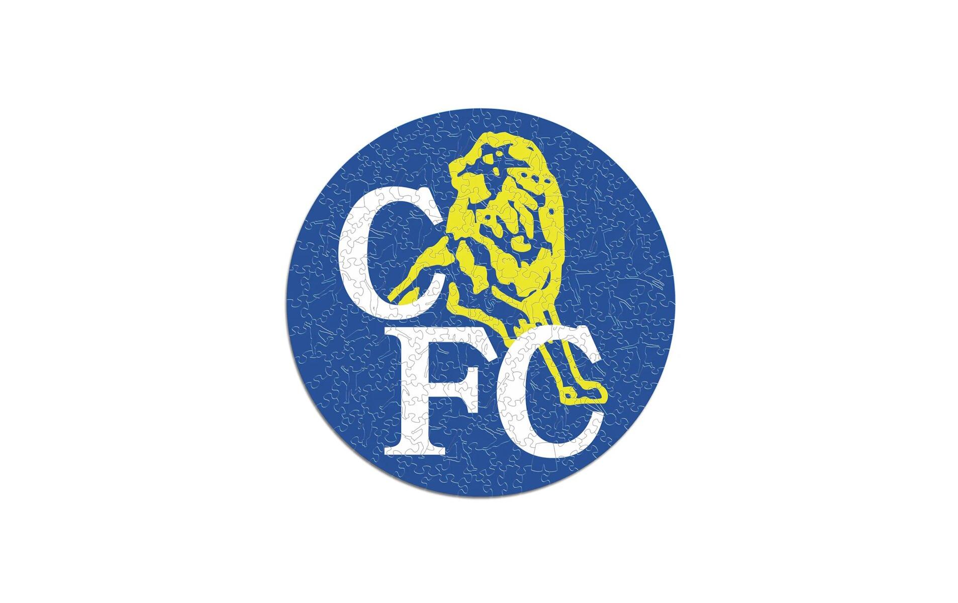 Chelesea FC – Retro LogoOffizielles Holzpuzzle, Grösse M