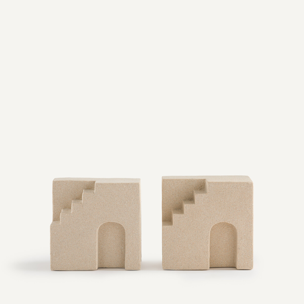 AM.PM<br>Conjunto de 2 suportes para livros em cerâmica, Arenis