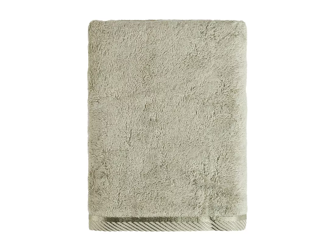 Serviette de Bain en Bambou Vert Moyen 50x90