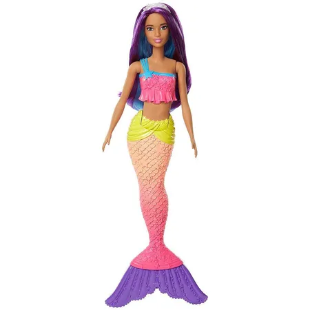 Barbie Dreamtopia Regenbogen-Meerjungfrau (lila Haare)