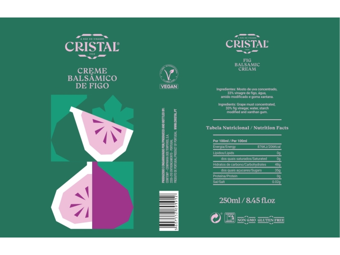 CREME BALSÂMICO CRISTAL DE FIGO 250ML
