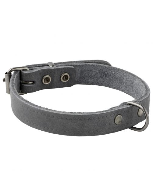 Adori Halsband Vetleder Met Print Grijs - Hondenhalsband