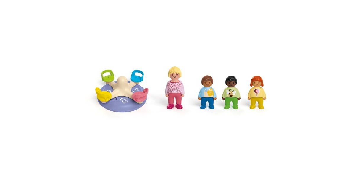 PLAYMOBILJunior - Cijfercarrousel Constructiespeelgoed  (71701)