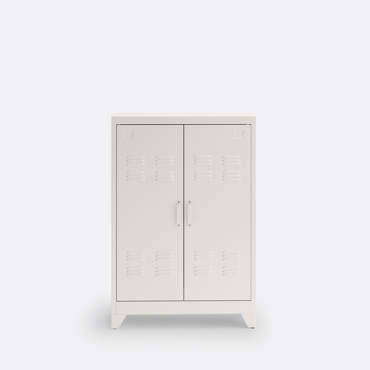 LA REDOUTE INTERIEURS<br>Armário baixo de metal, 2 portas, Hiba