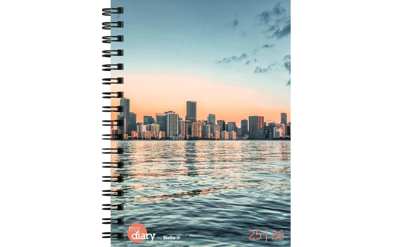 Schüleragenda Mydiary Miami 25/26 FSC, 3½T/1S, 12 x 16.5 cmModerner Terminplaner für Jugendliche
