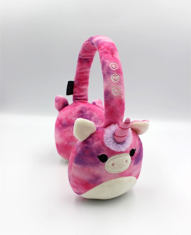 Squishmallows - Bluetooth Høretelefoner Til Børn - Lola Enhjørning