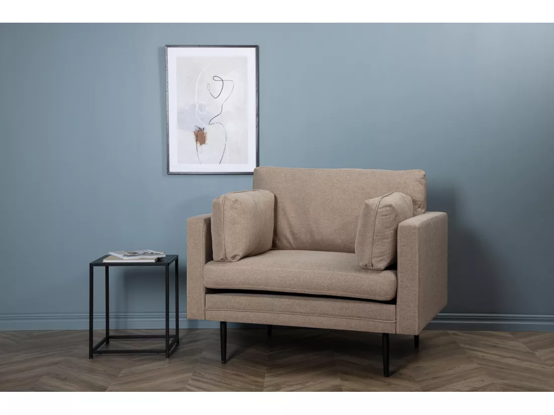 Fauteuil BOOM AC 1NOS 110x86x84 Brun