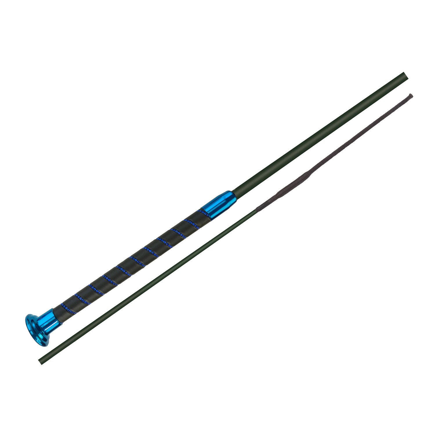 FLECK Dressurgerte SilkTouch Crystal  - blue