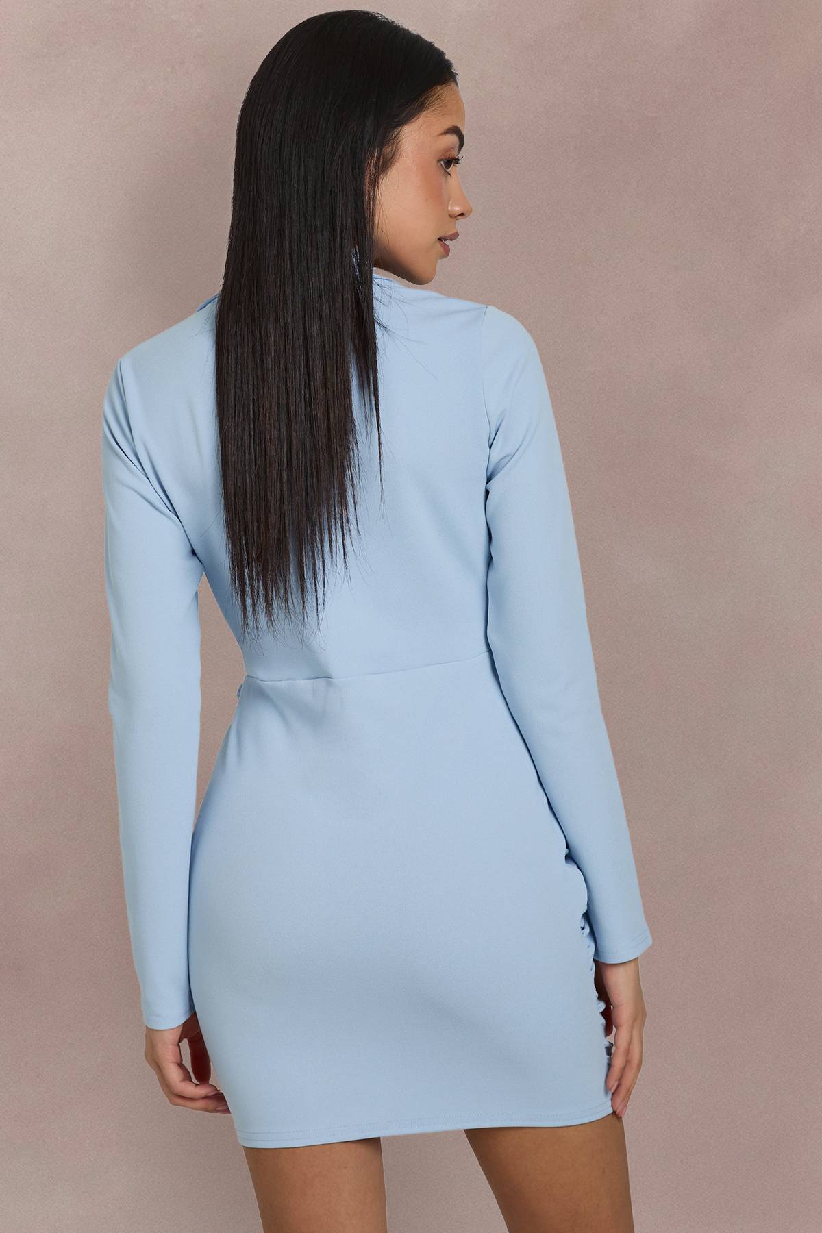 boohoo Robe Blazer Portefeuille À Manches Longues