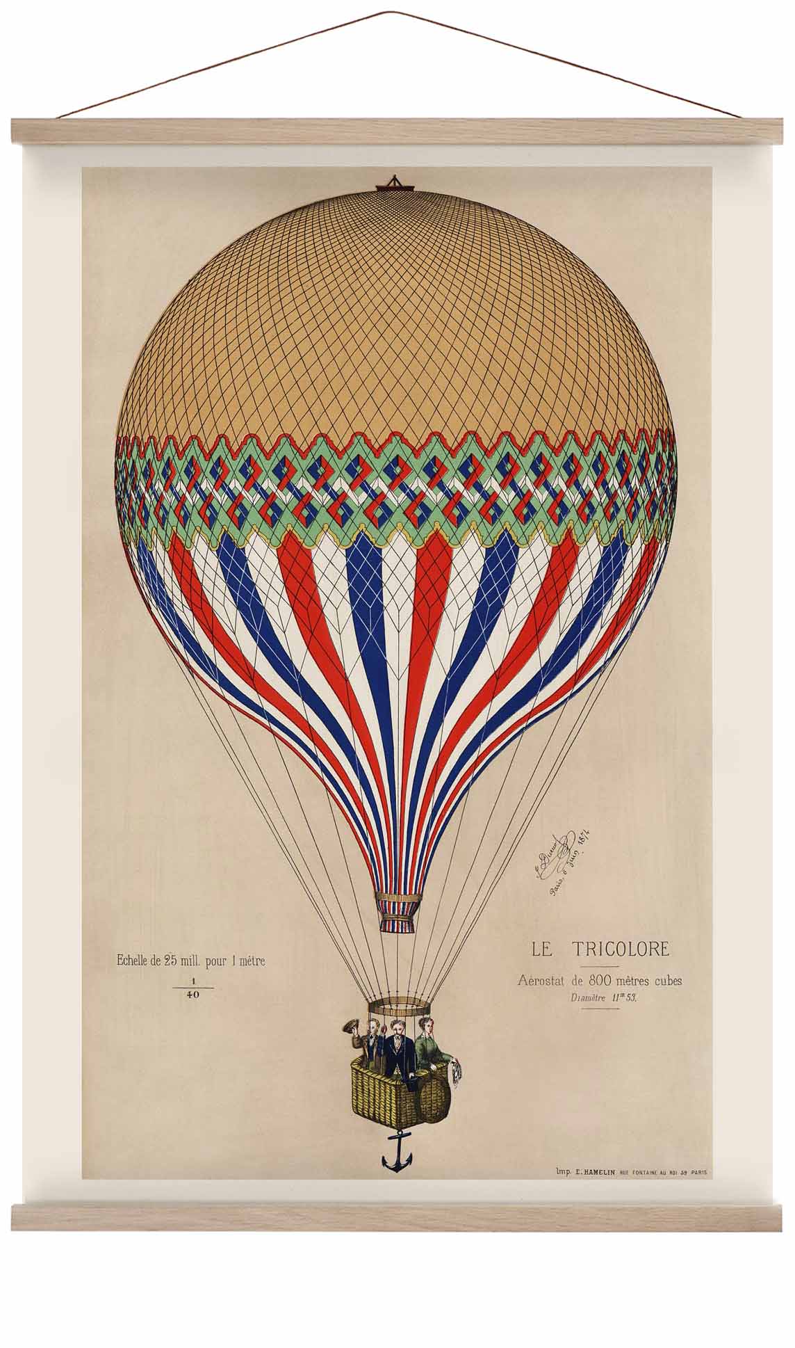 Trikolore Ballon