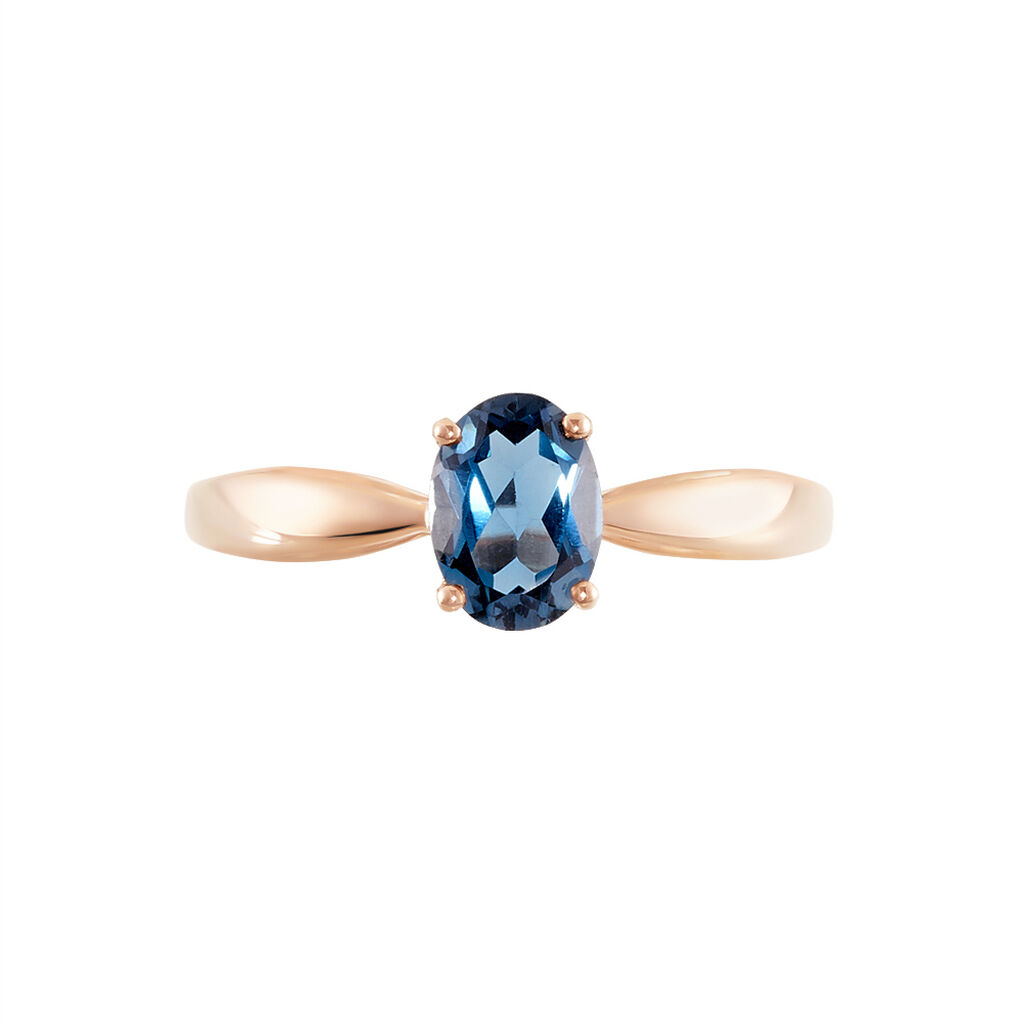 Bague Arzula Or Rose Topaze
