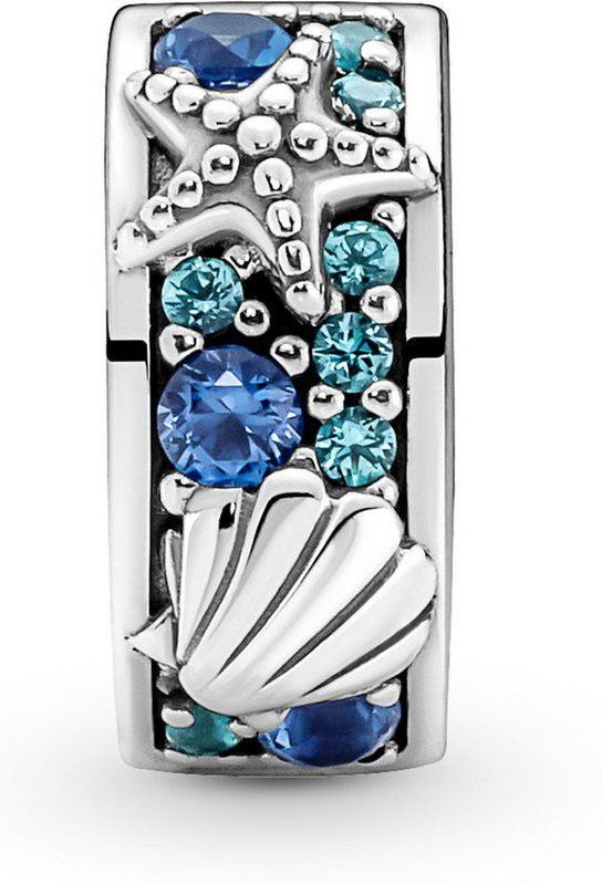 Pandora - Moments - Bedel - Blauw/Zilver - 925 Sterling Zilver