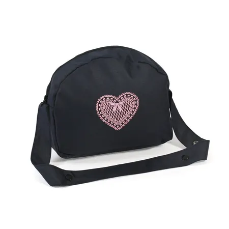 Bayer Chic 2000 Puppen-Wickeltasche, Melange grau-navy