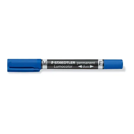 STAEDTLER® 348-3 Lumocolor duo permanent marker, blau