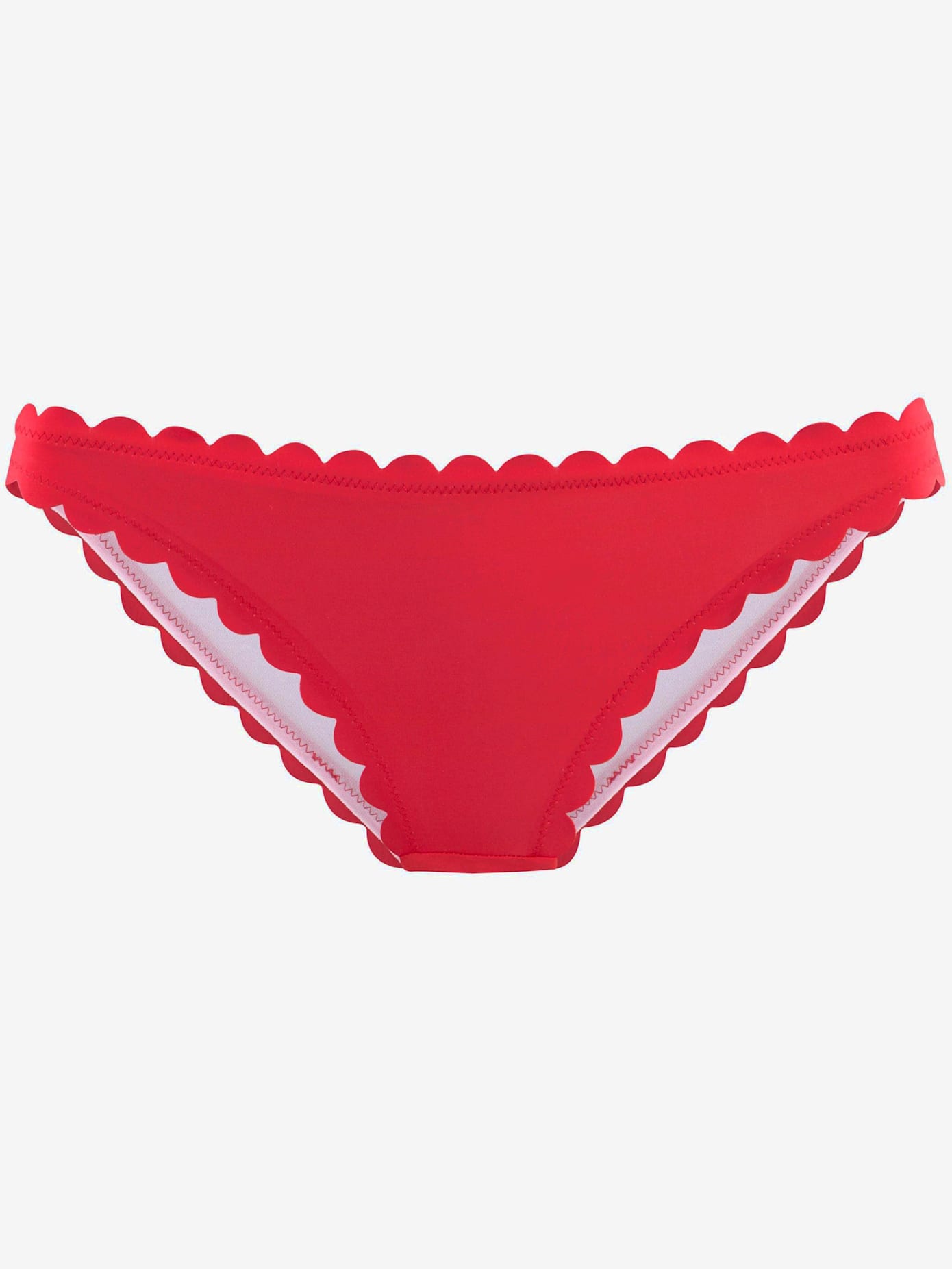 Bas de maillot de bain bords ondulés au laser