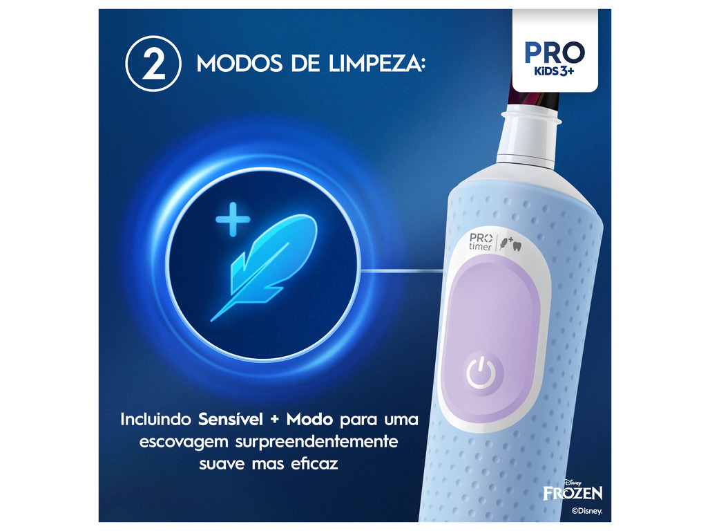 ESCOVA DENTES ELÉCTRICA ORAL-B VITALITY PRO KIDS 3  FROZEN