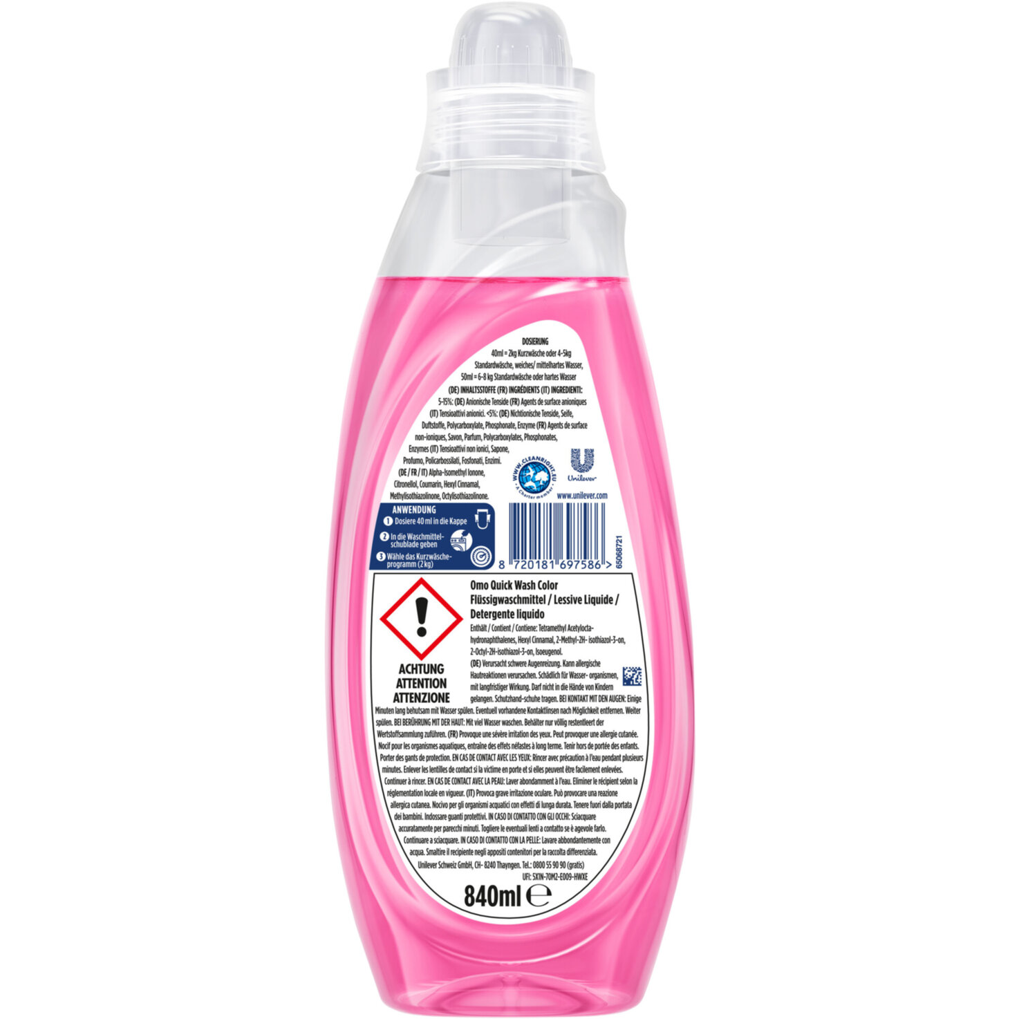 Omo Quick Wash Color 21 Waschgänge