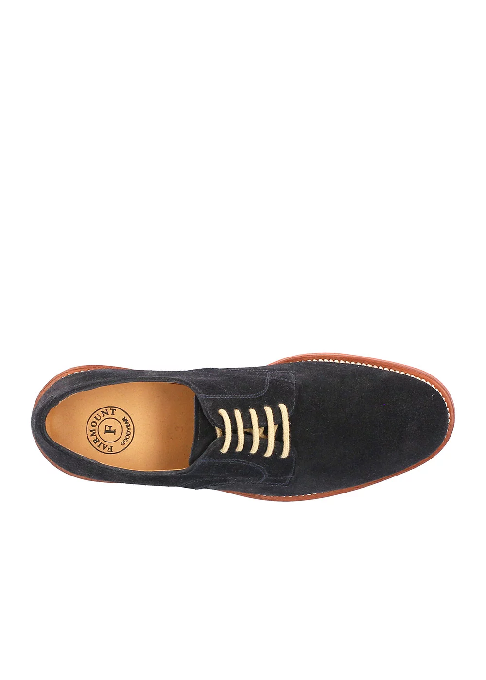 BUCK CUIR VELOURS MARINE