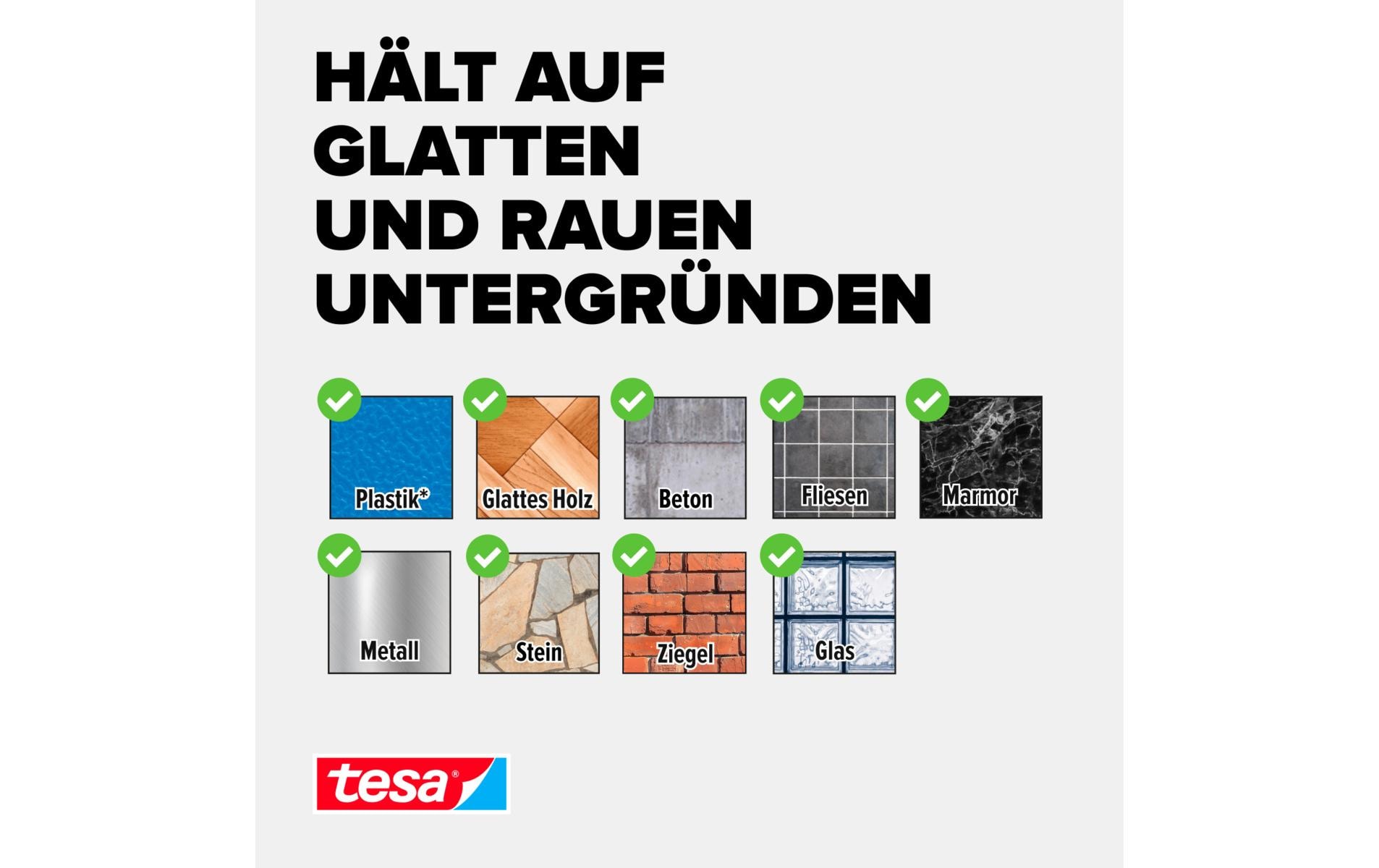 Ultra Power Lock Tape 20 kg/m HaltekraftSelbstklebendes Klettband mit extrem starkem Klettverschluss – wetterfest