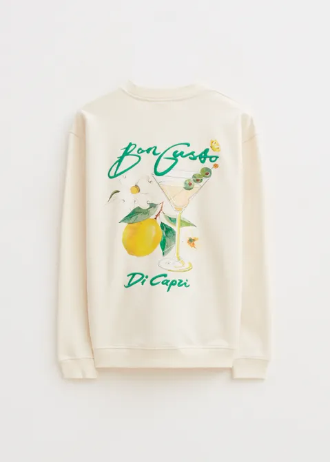 Sweater met print fruit geel (GEE.VA)