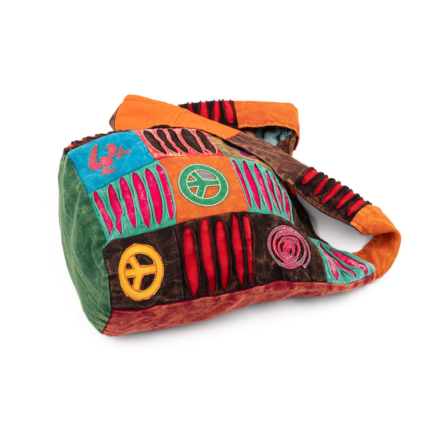 bodhi Om Shanti Bag, Patchwork - multicolor