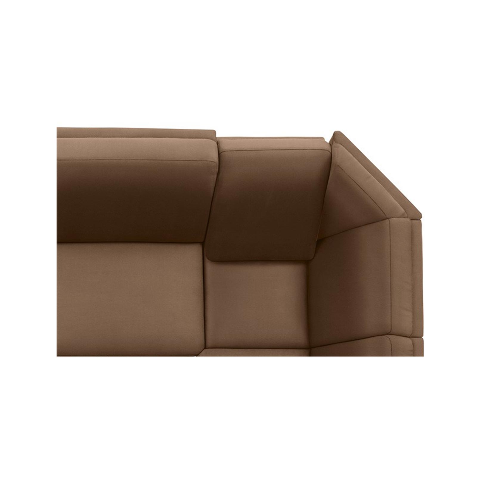 polsterpower Ecksofa - Holiday mandel - Basismodell - Ottomane rechts