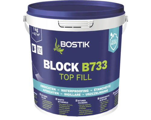 Bostik BLOCK B733 TOP FILL Bitumenvuller 1 kg