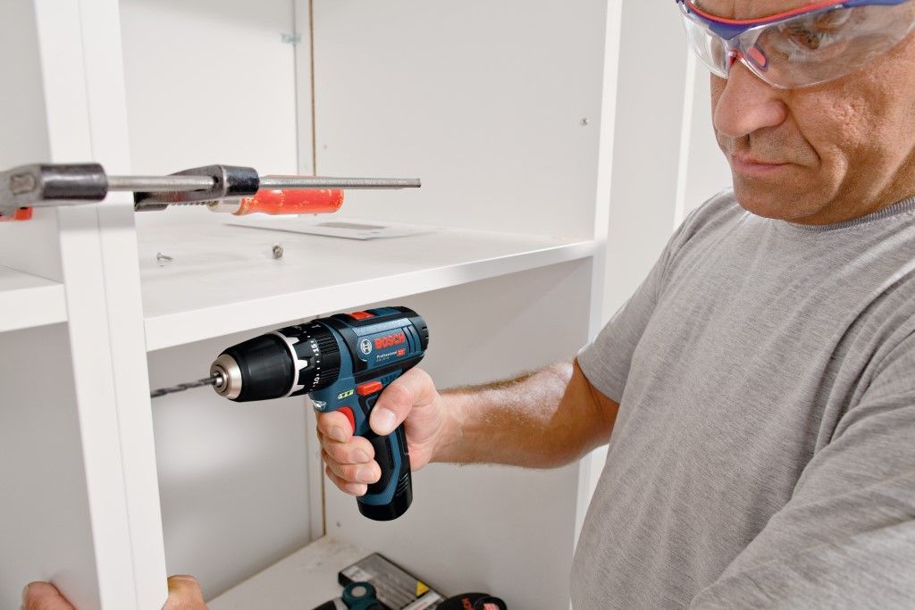 Bosch GSB 12V-15 Accu schroefklopboormachine in L-Boxx - 06019B6906