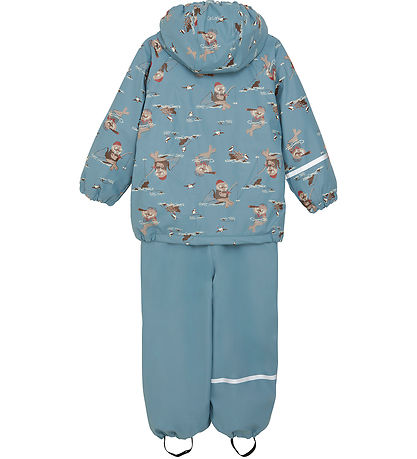 CeLaVi Regnt?j m. Fleece - Smoke Blue