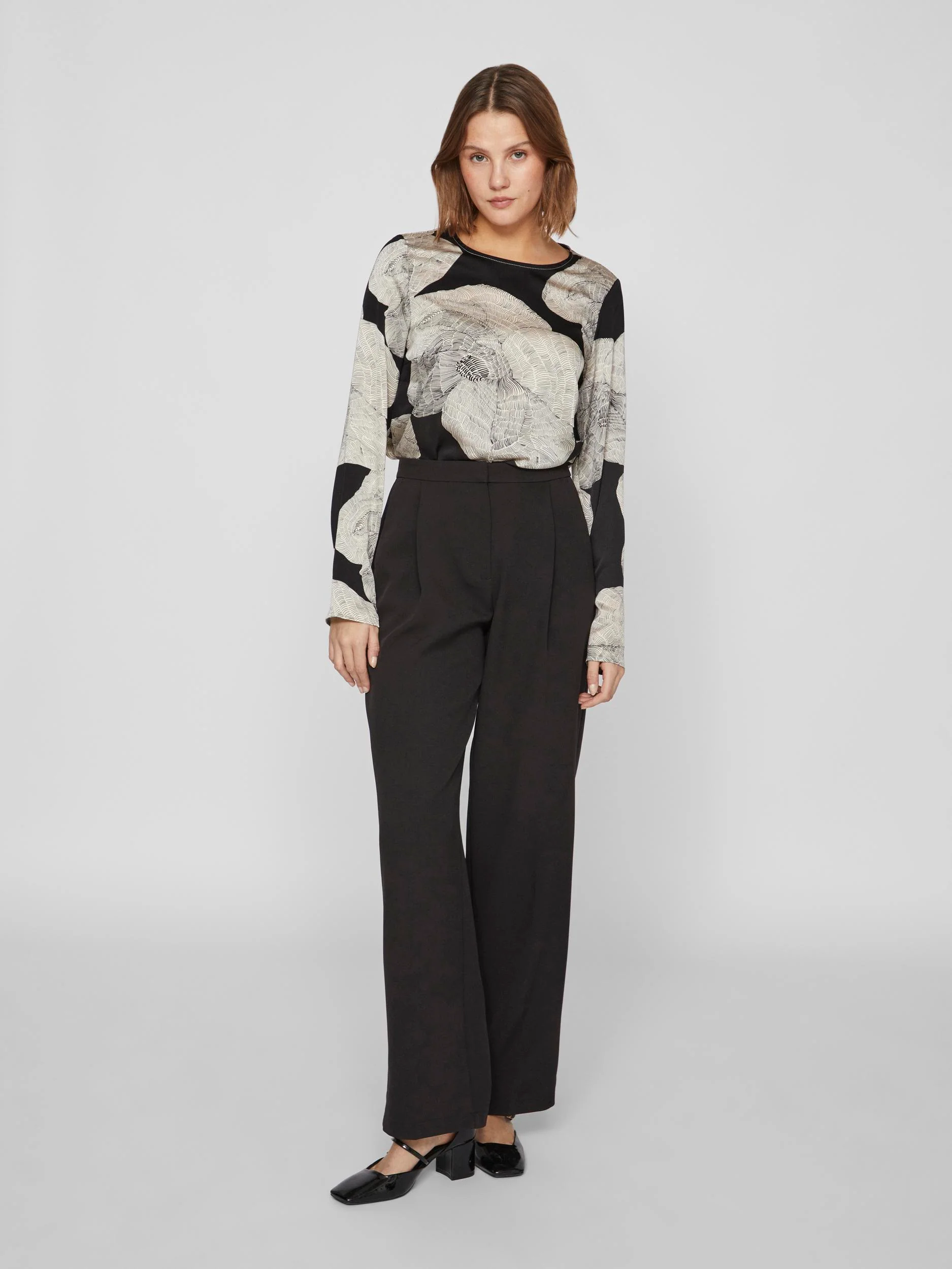 Vila  Viroxy bluse - sort