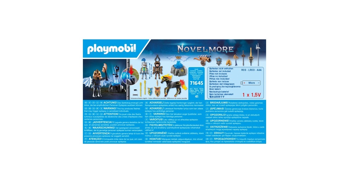 PLAYMOBILNovelmore - Gepantserde bewakers Constructiespeelgoed  (71645)