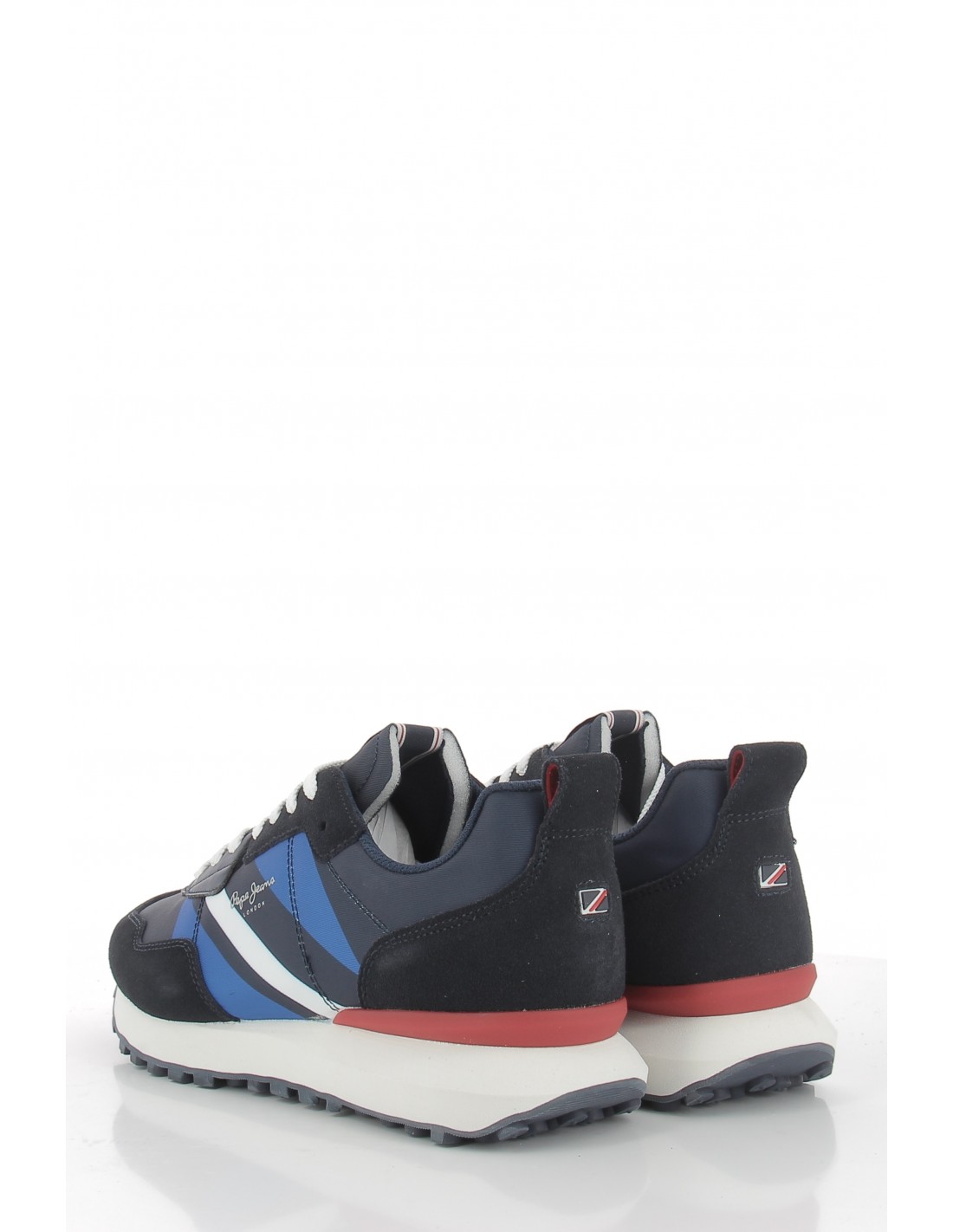 pepe jeans baskets de ville homme foster bleu marine