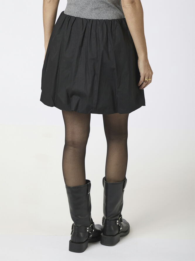 Neo Noir Stela Short Balloon Skirt Black