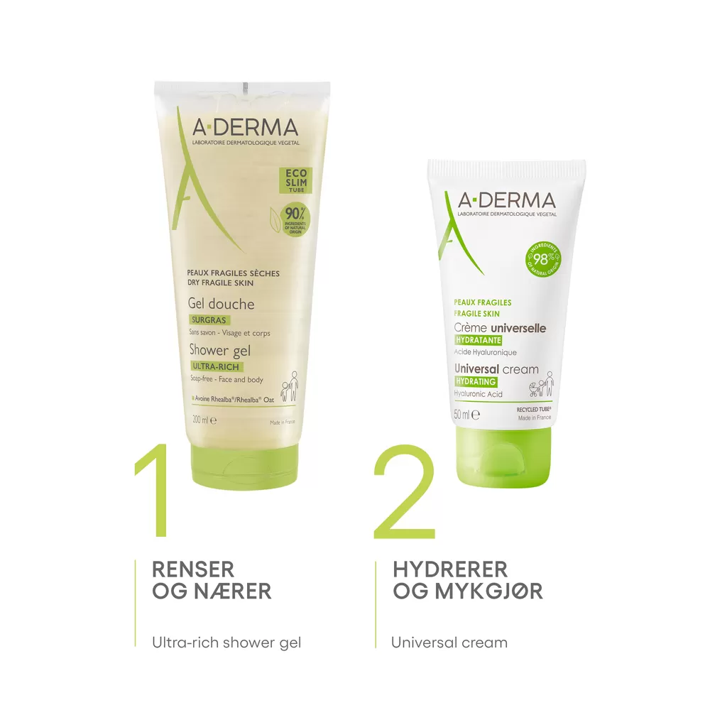 A-Derma Ultra Rich Shower Gel - 200 ml.