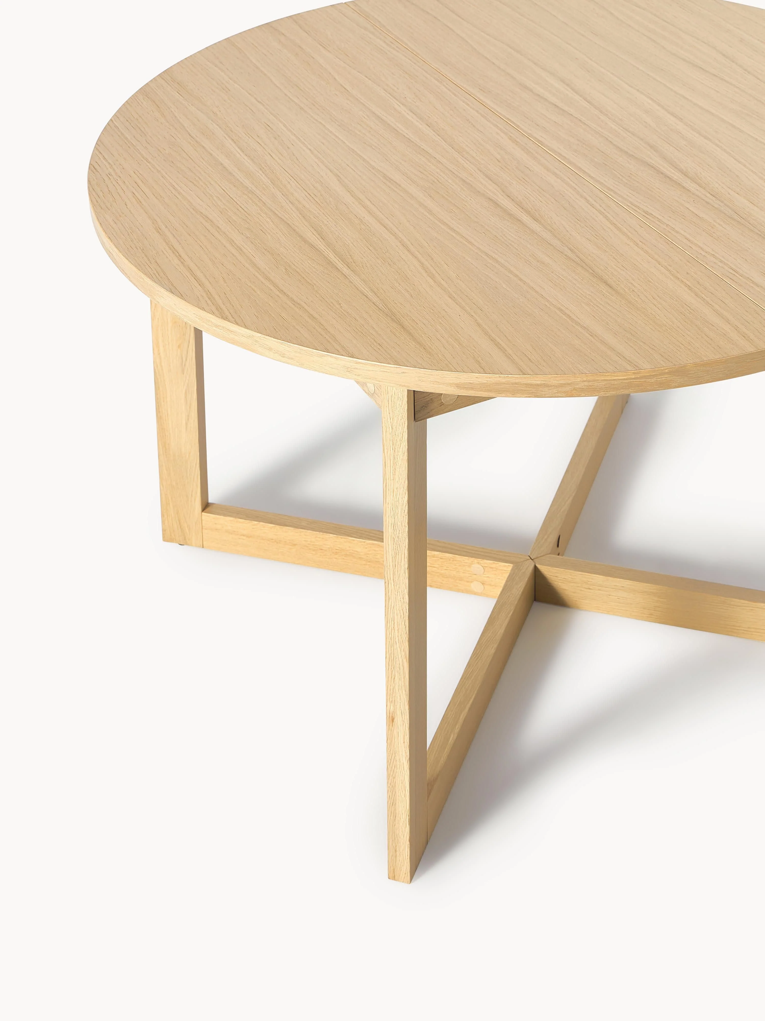 Uitschuifbare eettafel Bennet, in verschillende formaten