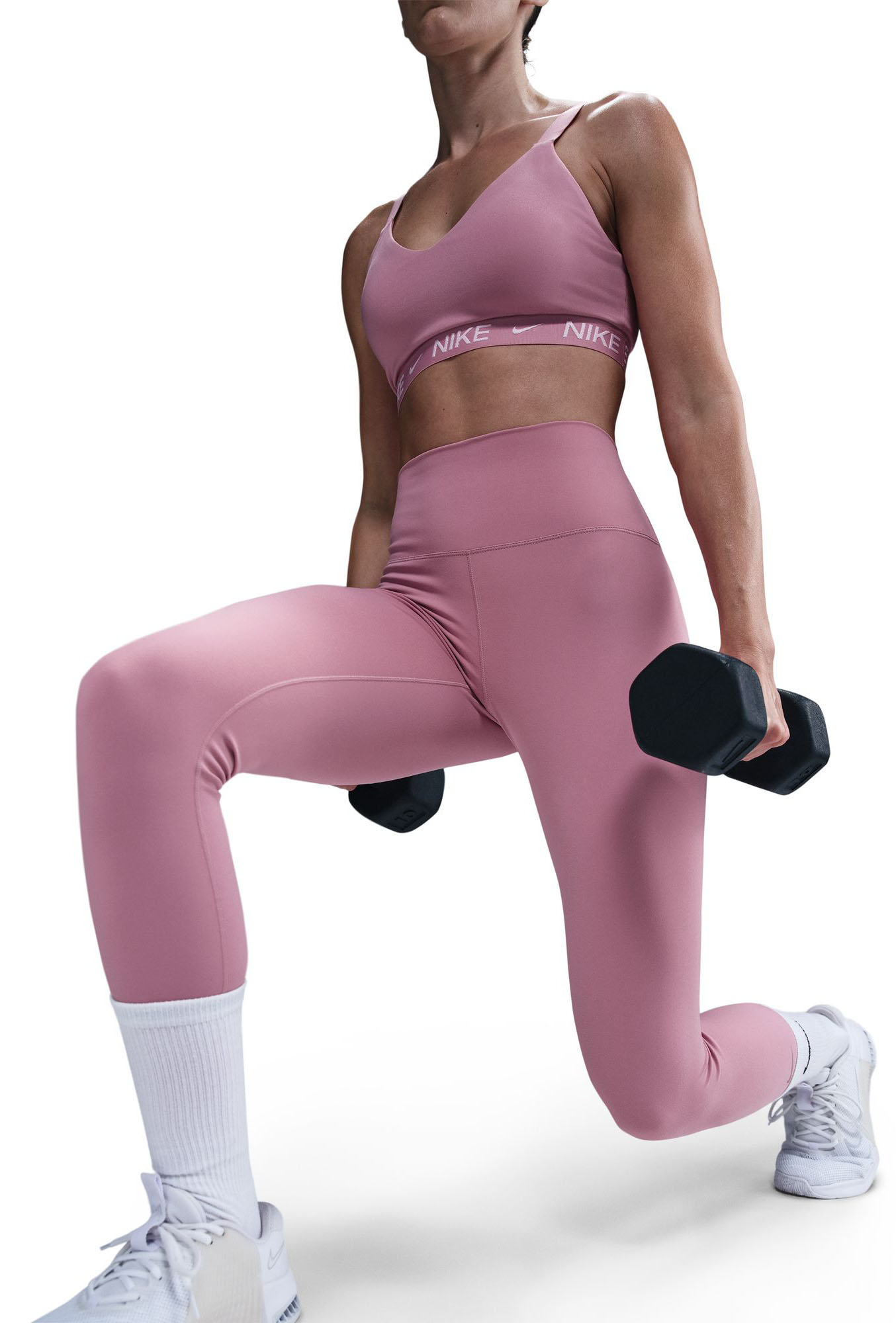 One High-Waisted Dame 699/Elemental Pink/Black