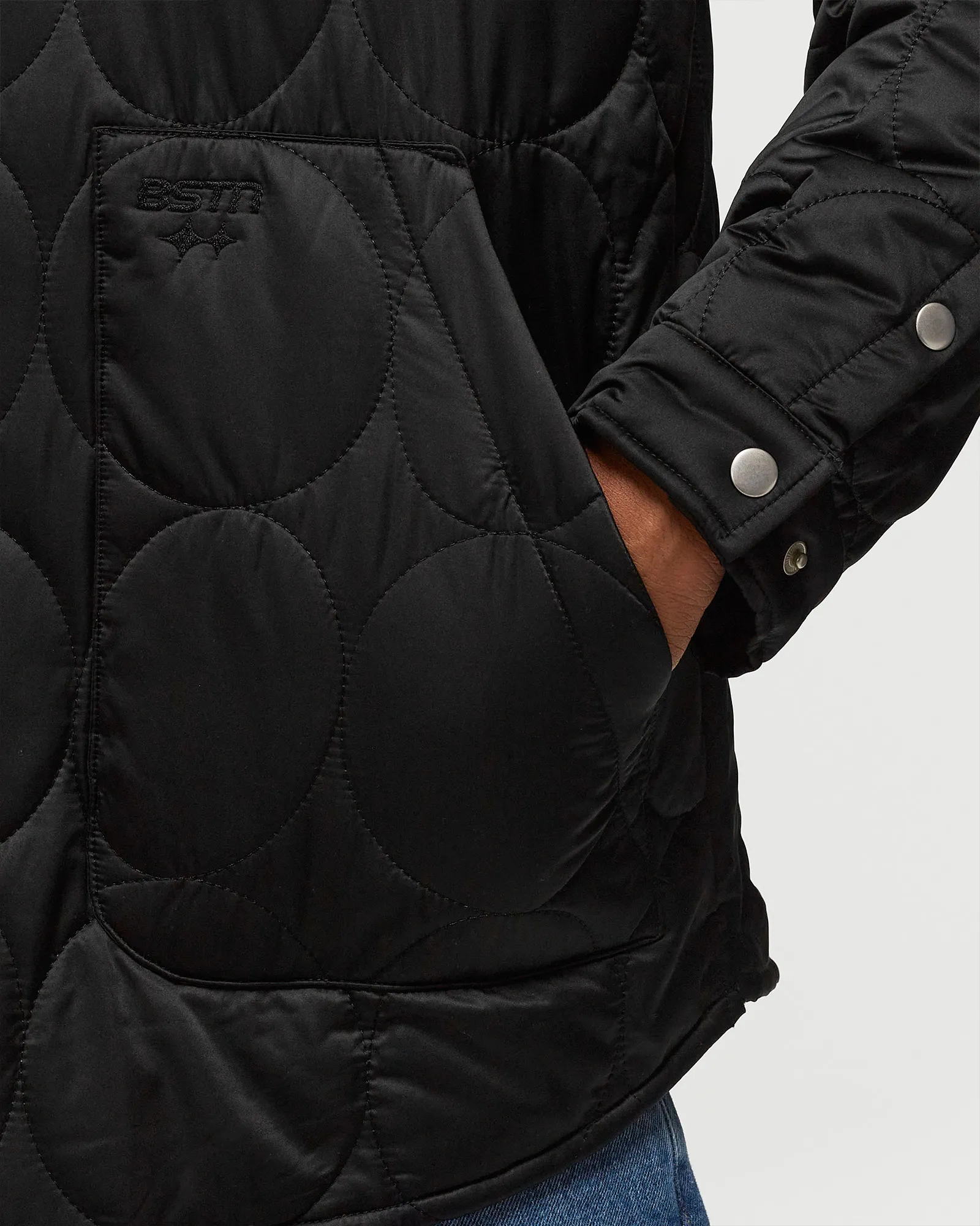 BSTN Brand QUILTED OVERSHIRT