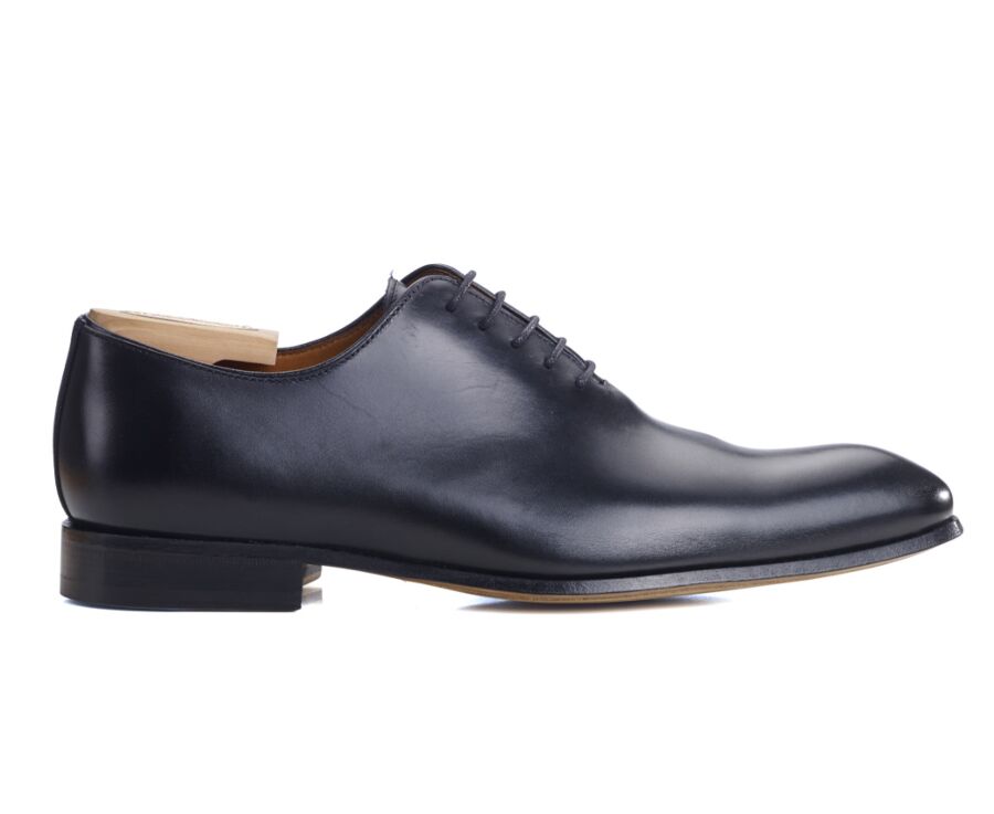 Richelieu homme Noir semelle cuir - OLDBURY