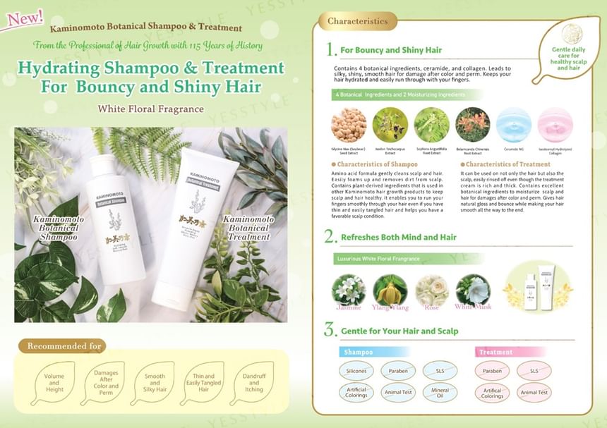 KAMINOMOTO - Botanische shampoo
