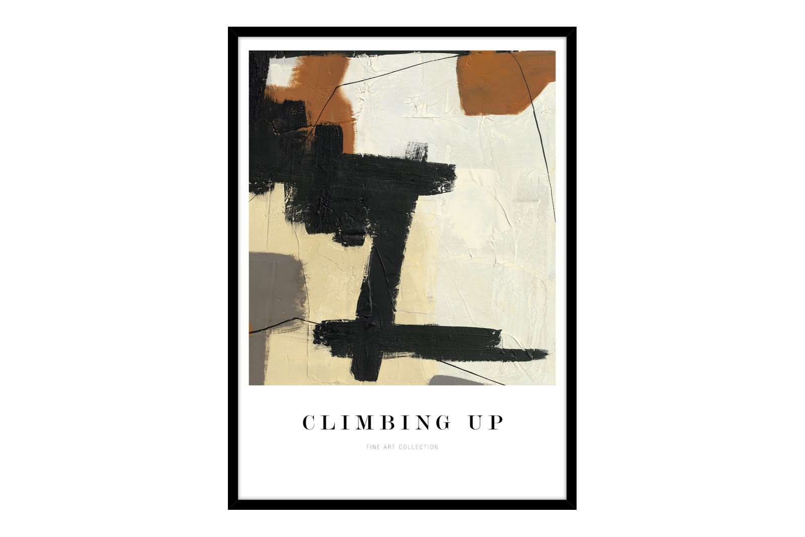 Climbing Up 50x70 cm Black Frame