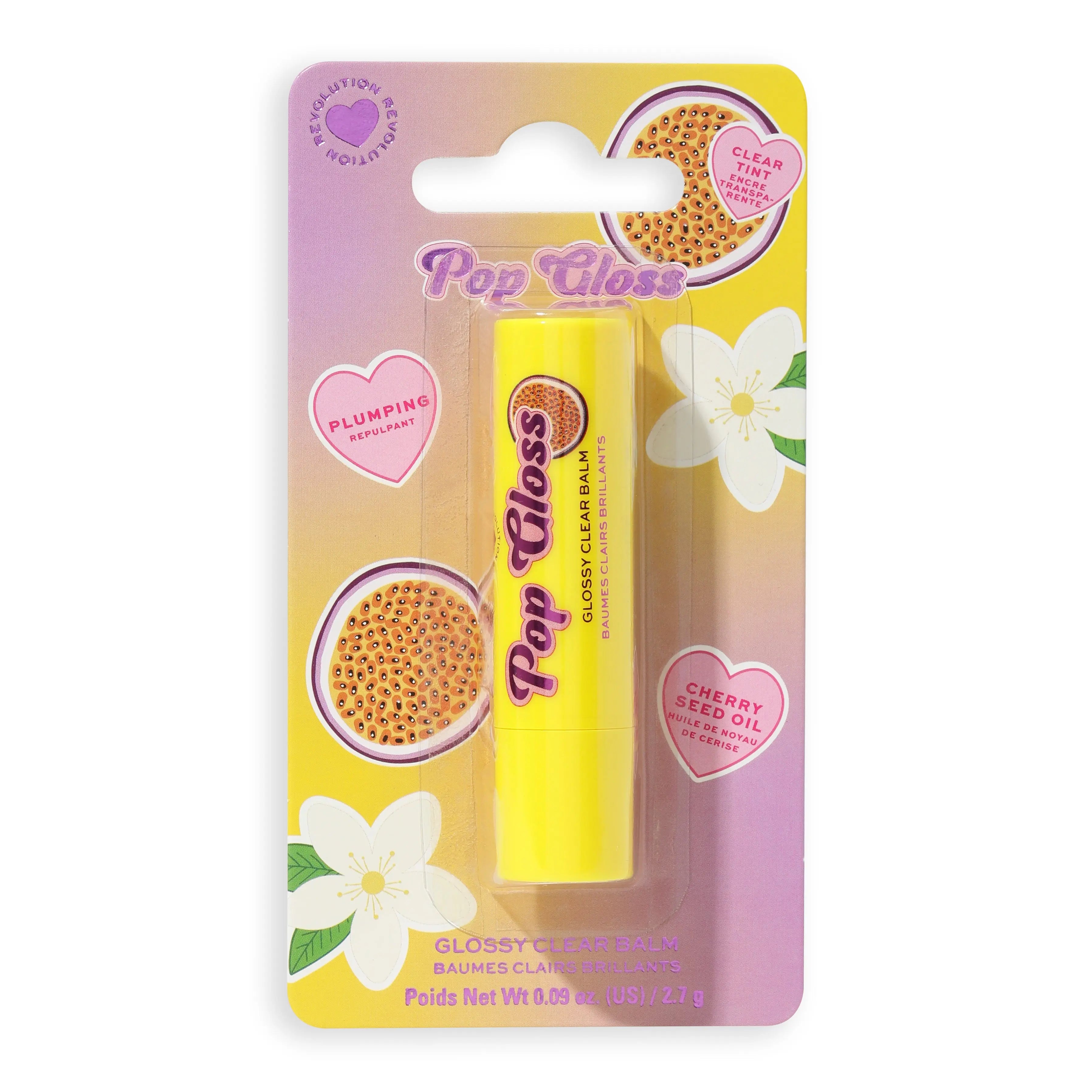 Pop Gloss Balm Passionfruit Clear