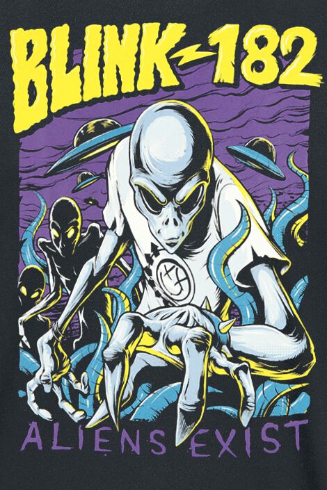Aliens Exist | Blink 182 T-Shirt Manches courtes