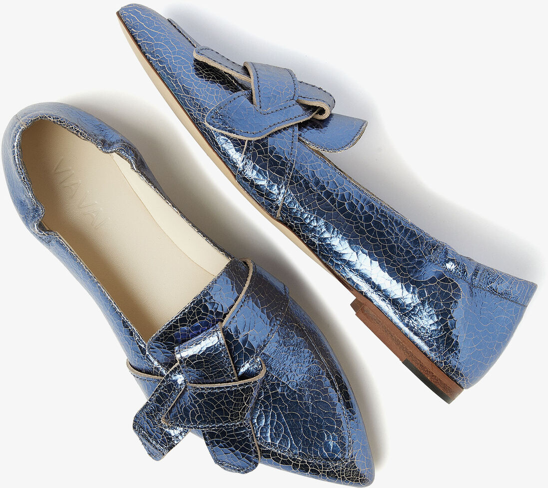 VIA VAI blauwe via vai loafers lola rayne